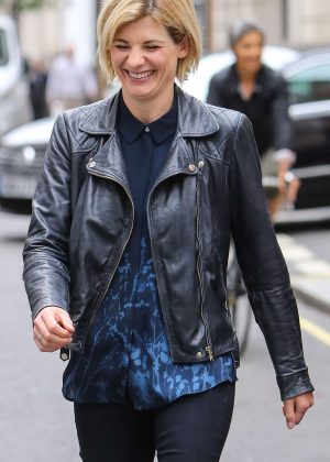 Jodie Whittaker at the BBC Studios in London