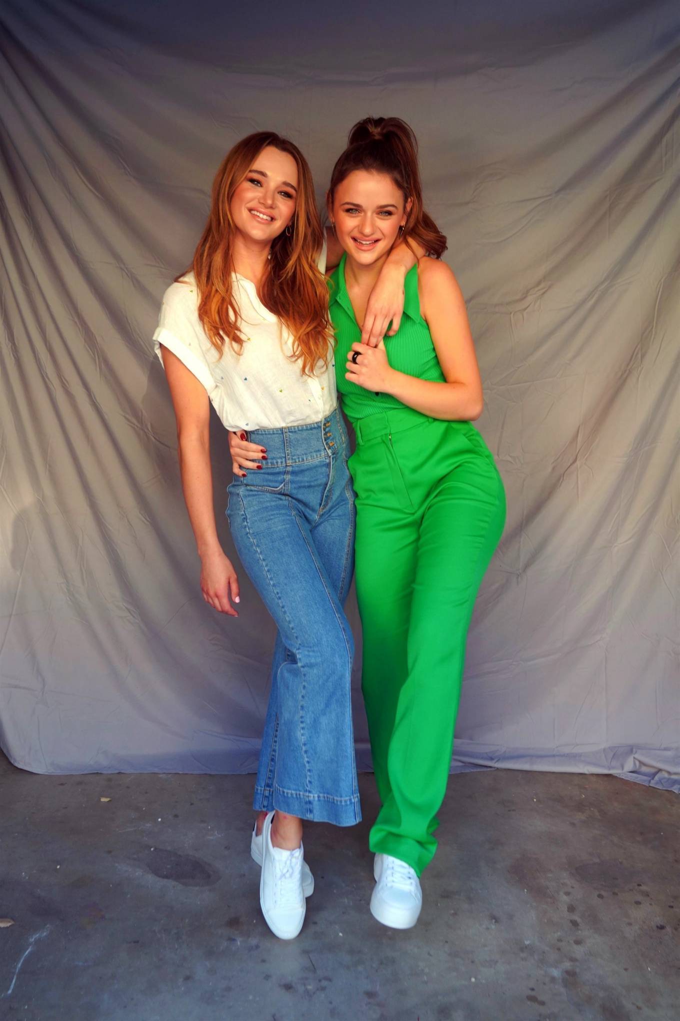 Joey and Hunter King – Possing for photoshoot for a secret project in Los Angeles