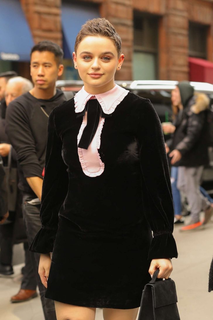 Joey King - Outside AOL Build in NYC