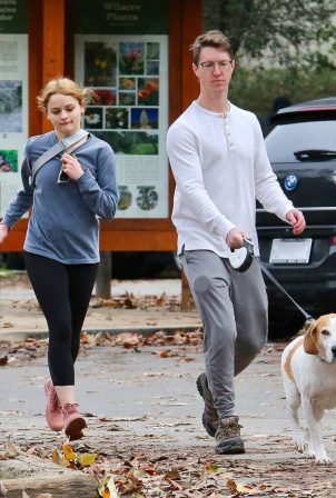 Joey King - Shows off her engagement ring with Steven Piet while out in Los Angeles