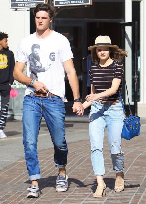 Joey King with Jacob Elordi - Shopping at The Grove in LA