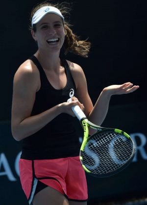 Johanna Konta - Practice Session at the Australian Open 2018 in Melbourne
