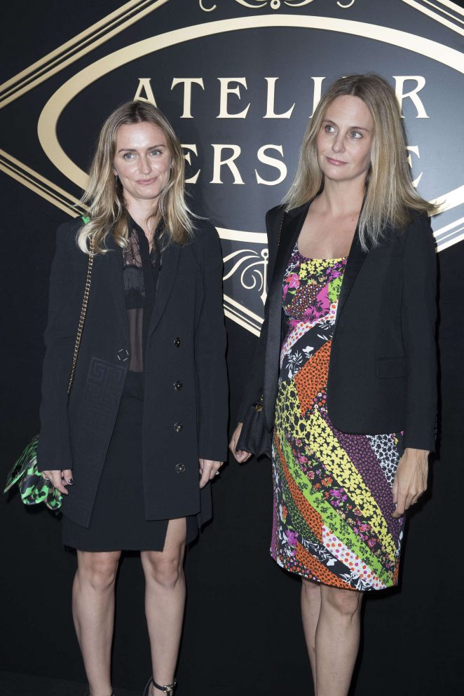 Jordan Johnson and Jill Lincoln - Atelier Versace Fashion Haute-Couture F/W 2016/2017 in Paris