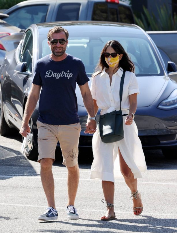 Jordana Brewster and boyfriend out in Los Angeles