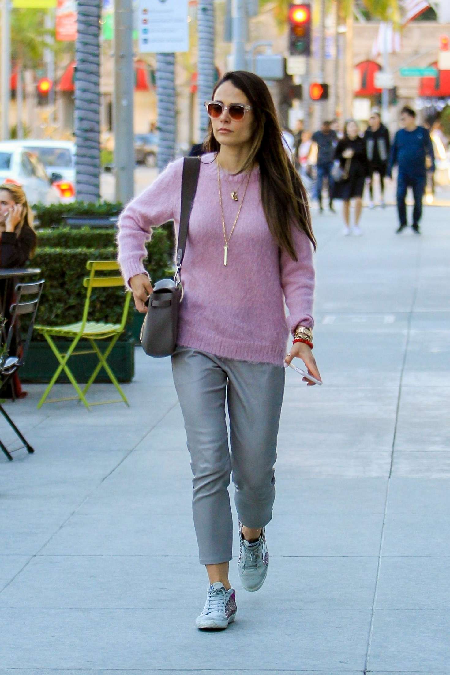 Jordana Brewster - Christmas Shopping on Rodeo Drive in Beverly Hills