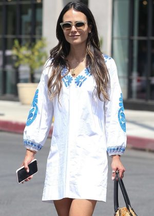 Jordana Brewster in Summer Dress out in West Hollywood