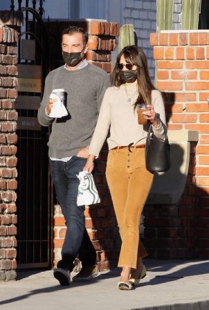 Jordana Brewster - Out for a post Xmas coffee in Brentwood