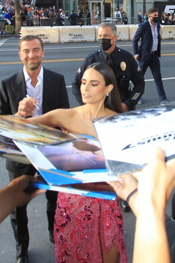 Jordana Brewster - Pictured at F9 Premiere in Hollywood