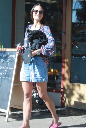 Jordana Brewster - Pictured at Pierre LaFond and Co. marketplace in Montecito