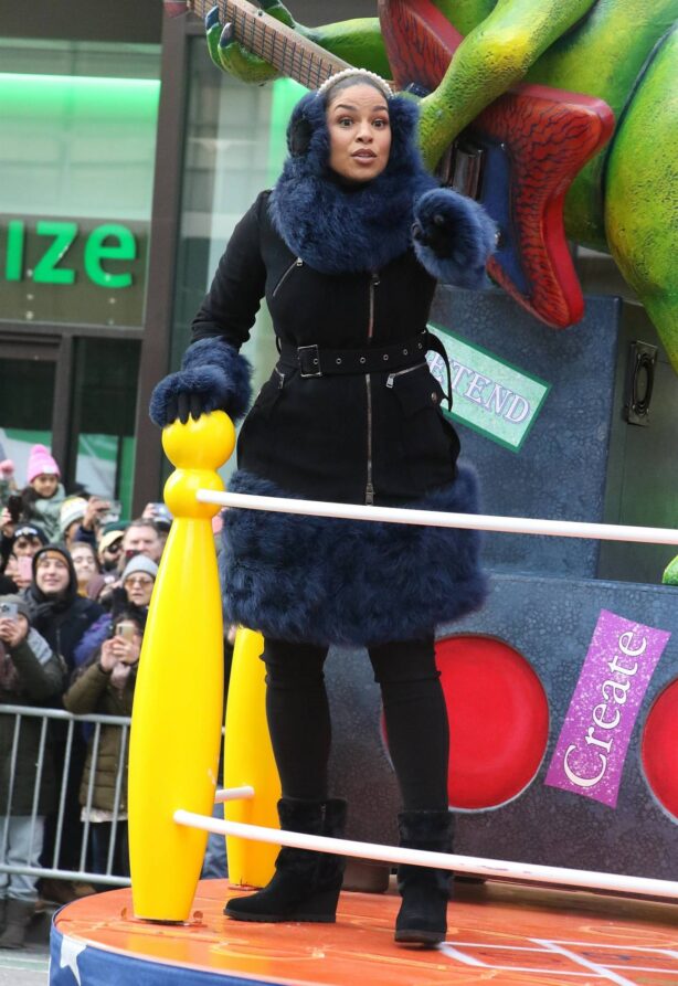 Jordin Sparks - Seen at the 96th Macy's Thanksgiving Day Parade in New York