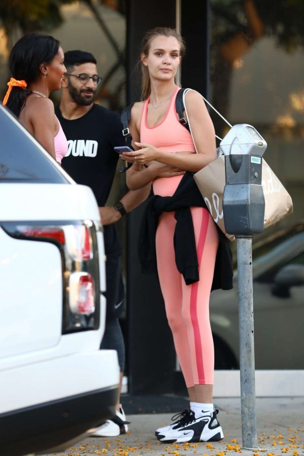 Josephine Skriver - Leaves the Dogpound gym in Los Angeles