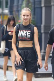 Josephine Skriver - Out with a friend in NYC