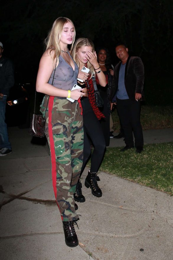 Josie Canseco - Leaves the mansion party in Beverly Hills