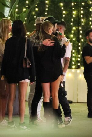 Josie Canseco - With mystery man leaving Delilah in West Hollywood