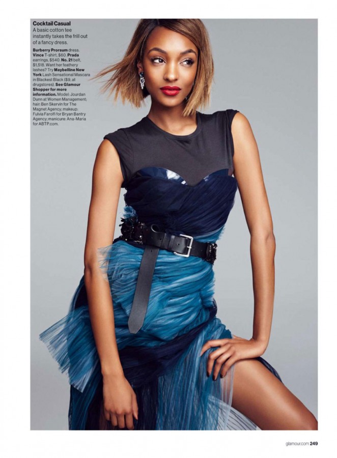 Jourdan Dunn - Glamour Magazine (March 2015)