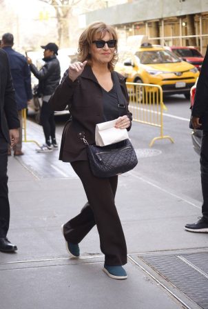 Joy Behar - Seen exiting The View show in New York