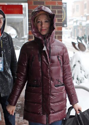 Judy Greer out at 2017 Sundance Film Festival in Utah