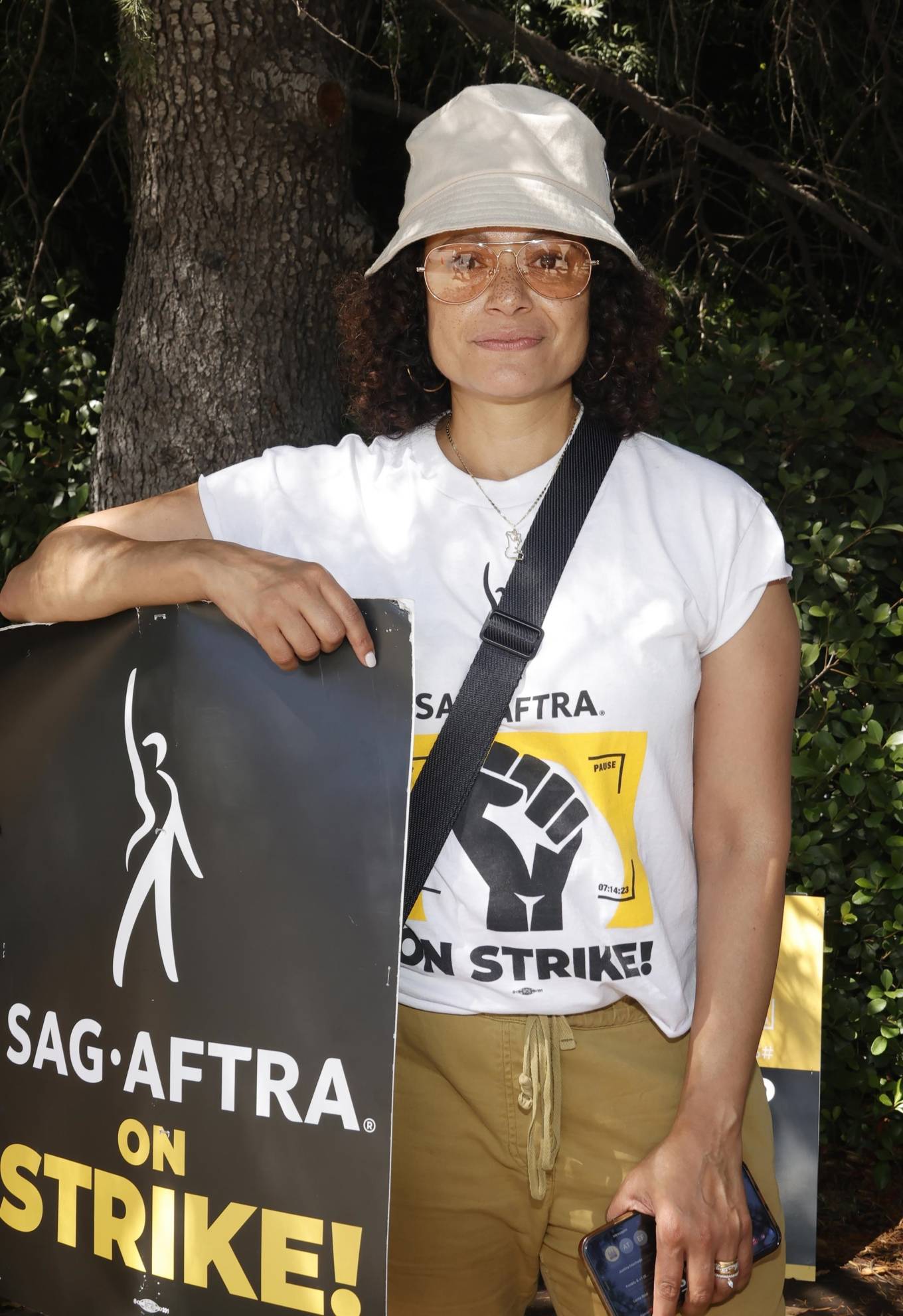 Judy Reyes - Spotted at the SAG-AFTRA Strike in Burbank