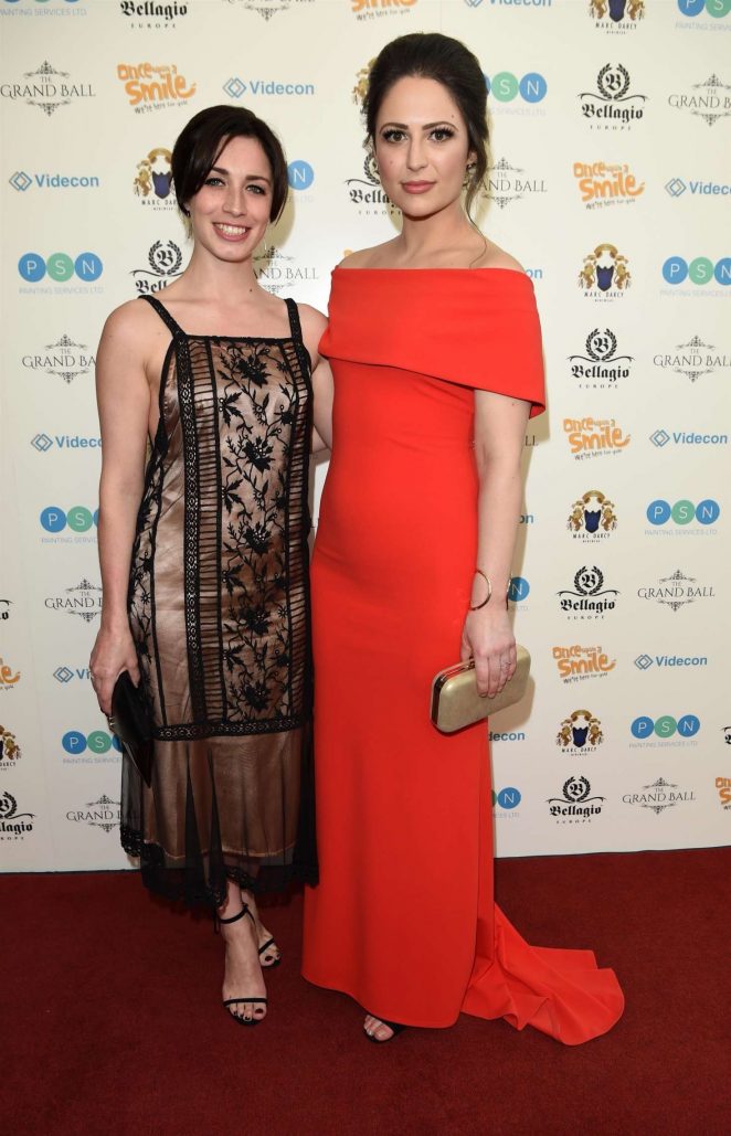 Julia Goulding and Nicola Thorp - Once Upon a Smile Grand Ball in Manchester