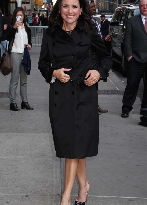 Julia Louis-Dreyfus - Arrives at 'The Late Show with Stephen Colbert' in NYC