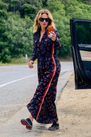 Julia Roberts in Long Dress - Out in Malibu