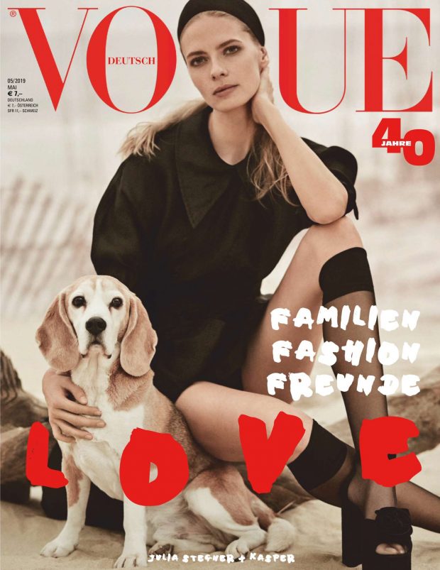 Julia Stegner - Vogue Germany Magazine (May 2019)