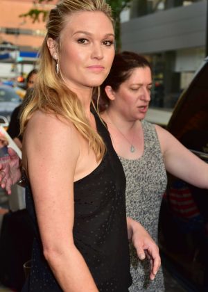 Julia Stiles at The Daily Show With Trevor Noah in New York City
