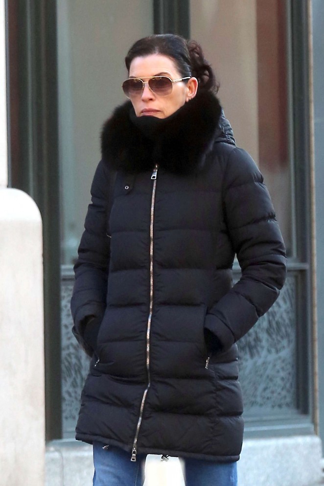 Julianna Margulies Out in the West Village