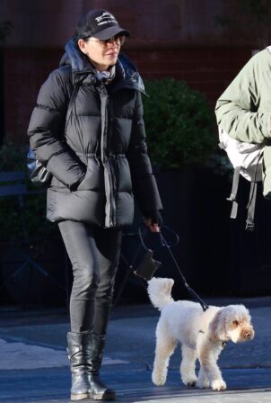 Julianna Margulies - Spotted while walking her dog in Manhattan’s SoHo area