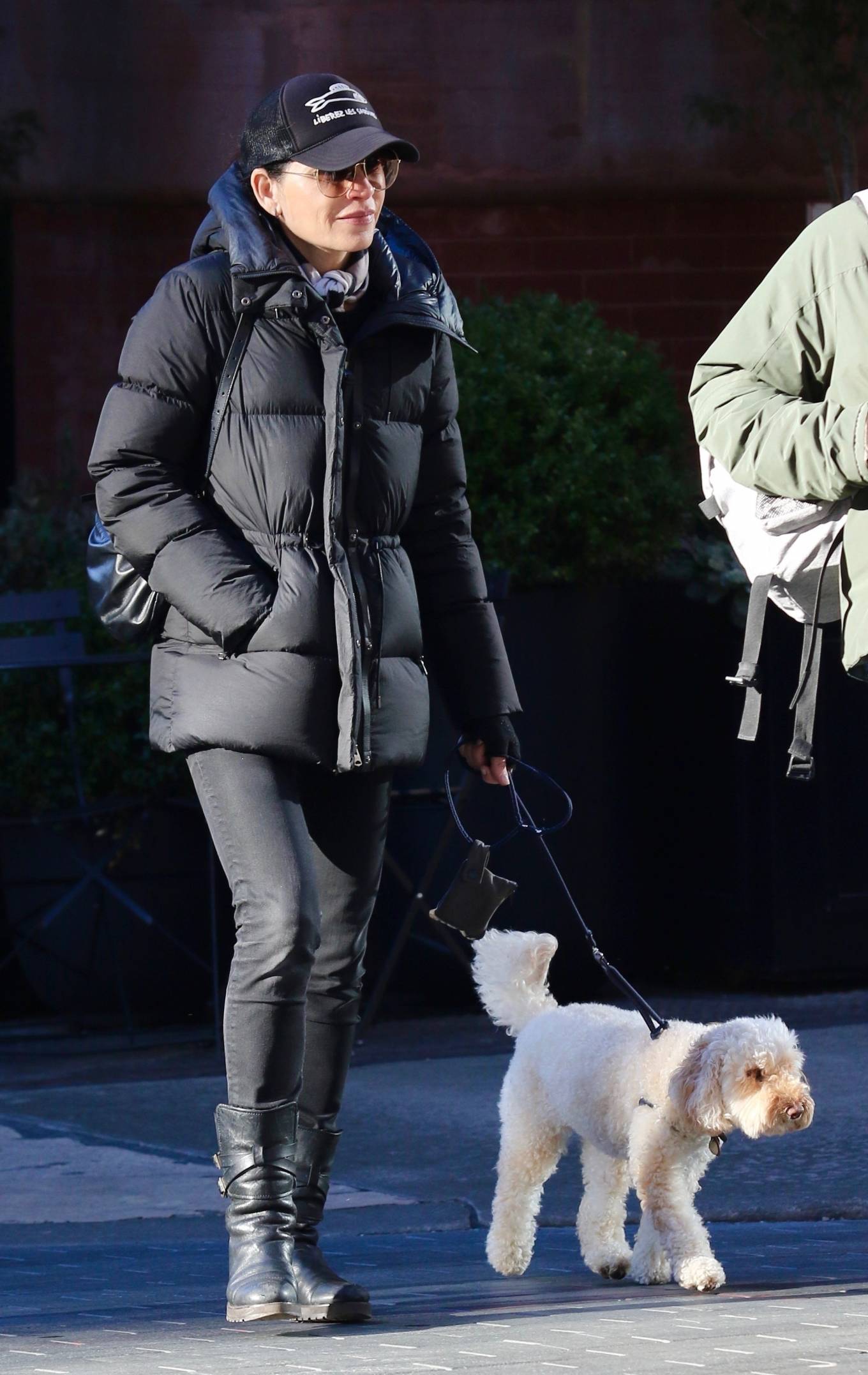 Julianna Margulies 2022 : Julianna Margulies – Spotted while walking her dog in Manhattan’s SoHo area-03