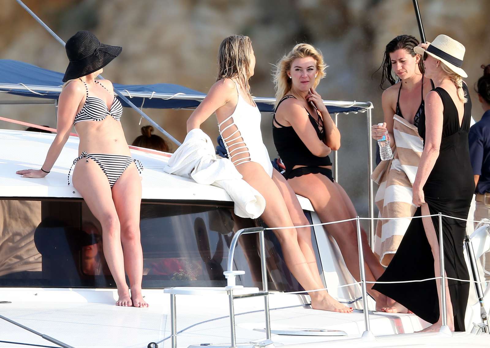 Julianne Hough And Nina Dobrev In Bikini At Yacht 12 Gotceleb