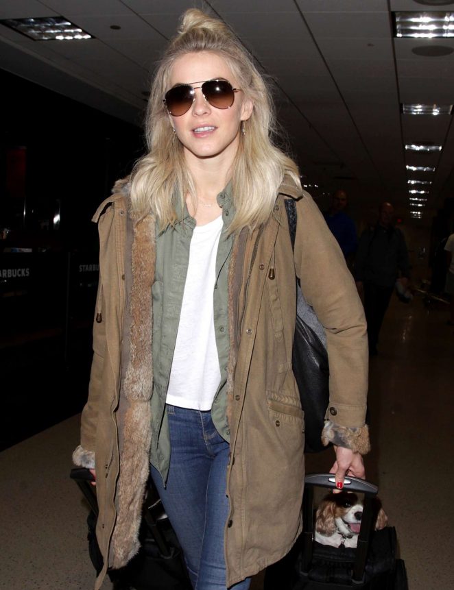 Julianne Hough - Arrives at LAX Airport in Los Angeles