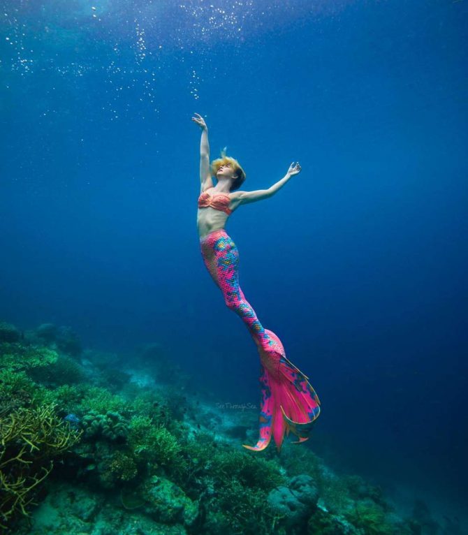 Julianne Hough as a Mermaid - Instagram Pic
