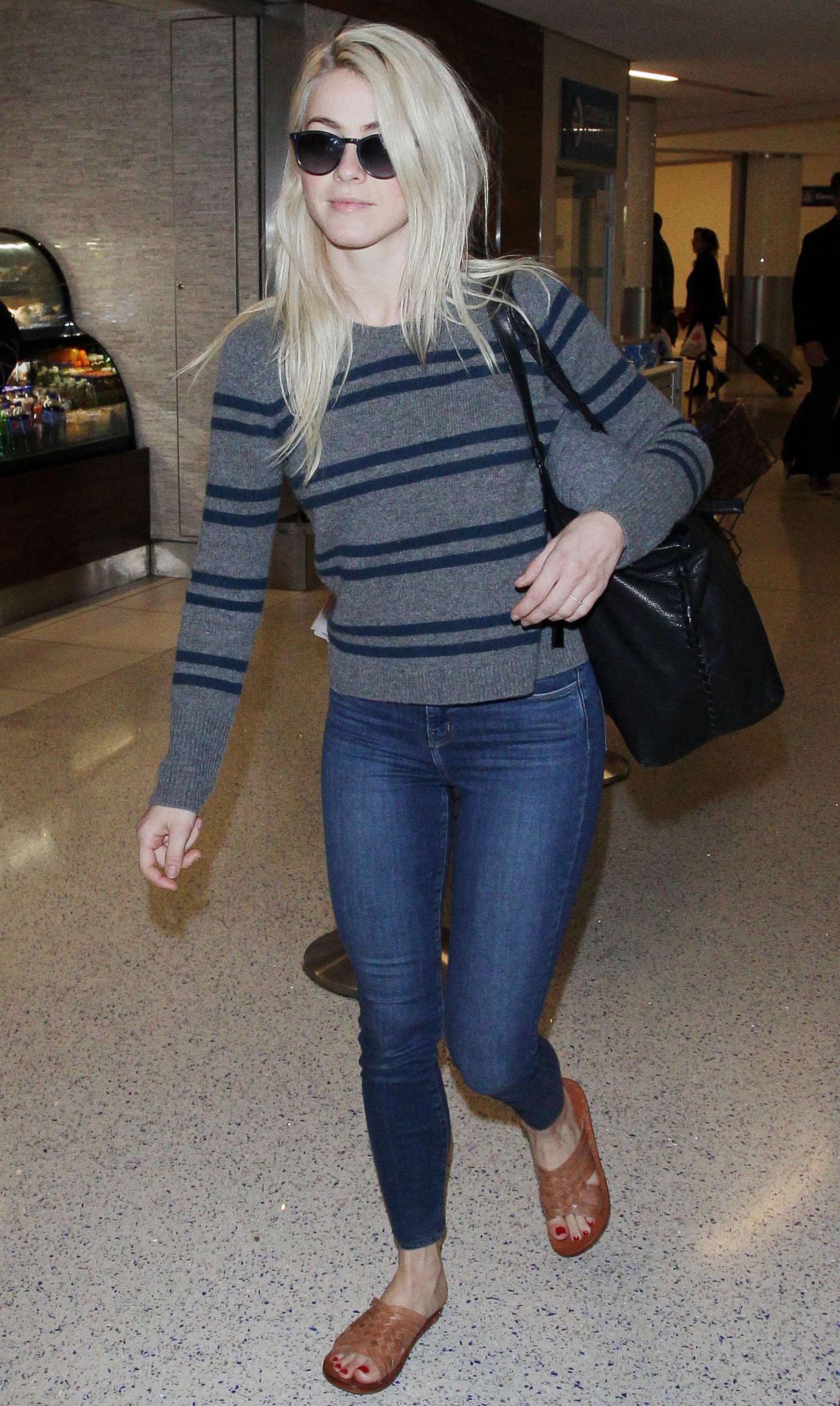 Julianne Hough at LAX International Airport in Los Angeles