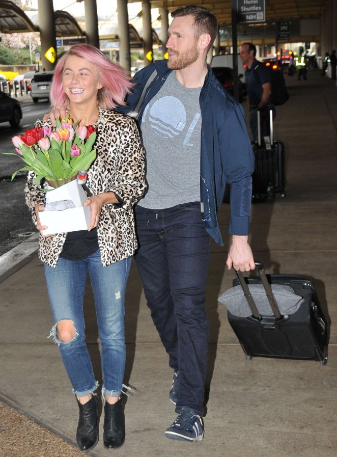 Julianne Hough at the airport in Washington