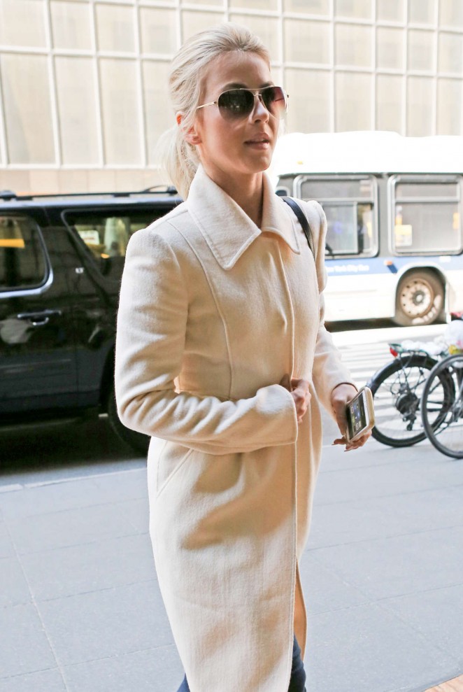 Julianne Hough - Goes to a Business Meeting in NY