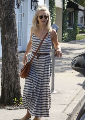 Julianne Hough in Long Dress out in Beverly Hills