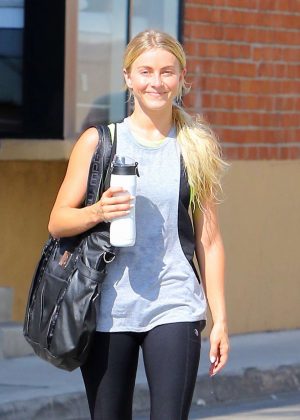 Julianne Hough in Spandex Leaving the Gym in Los Angeles