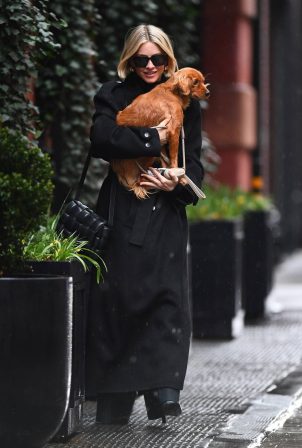 Julianne Hough - Seen with her dog Sunny in a SoHo - New York