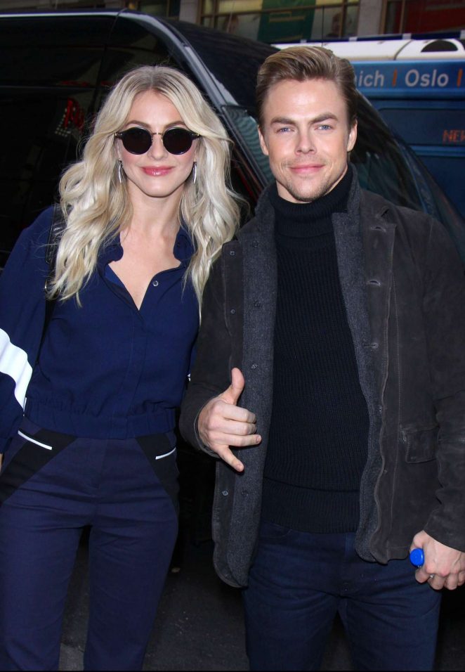 Julianne Hough - Visits Extra in New York