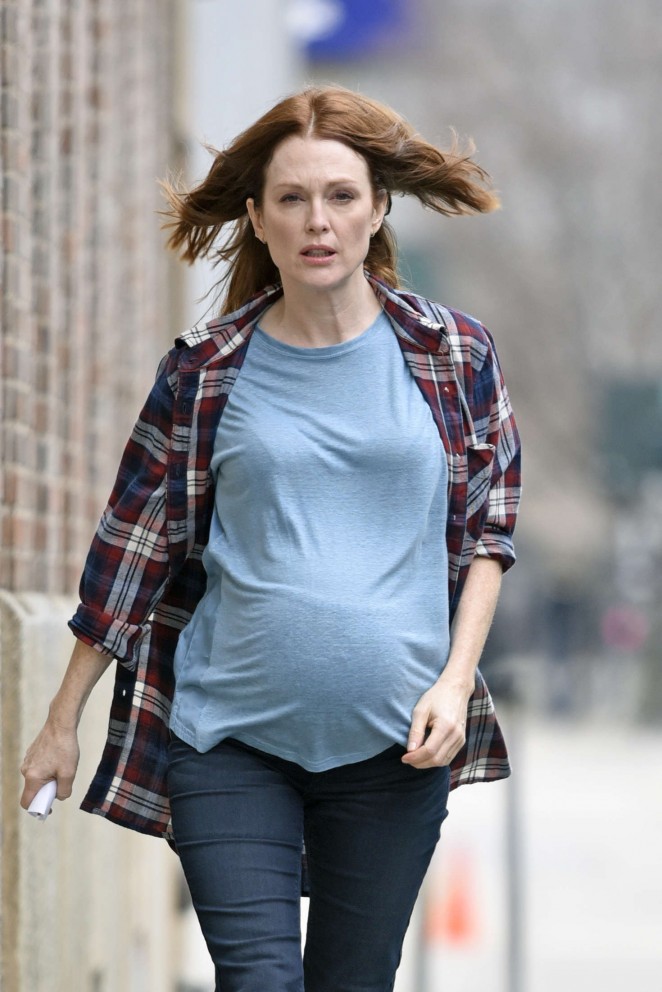 Julianne Moore on the set of 'Inside Amy Schumer' in NYC