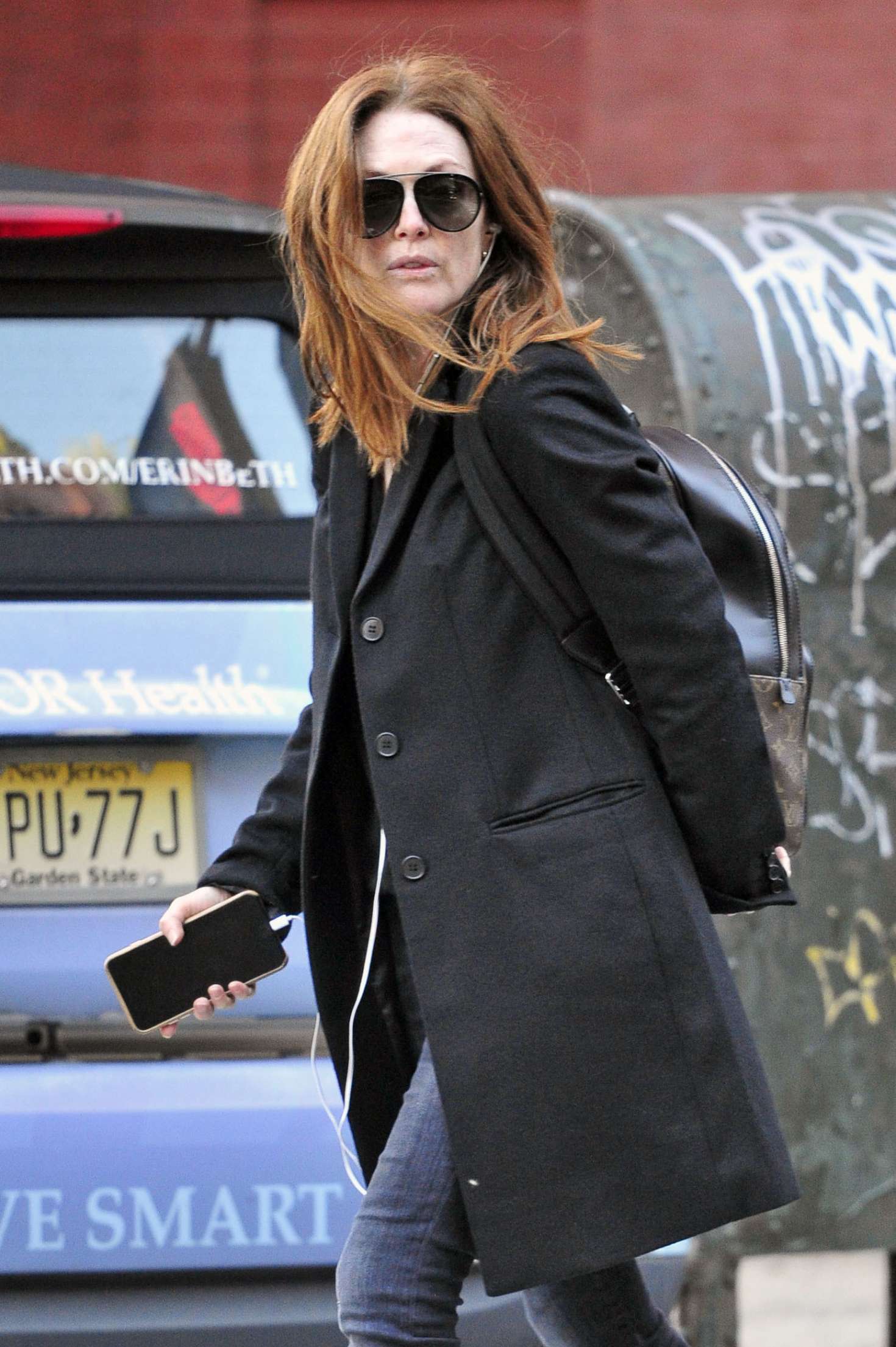 Julianne Moore out and about in Tribeca