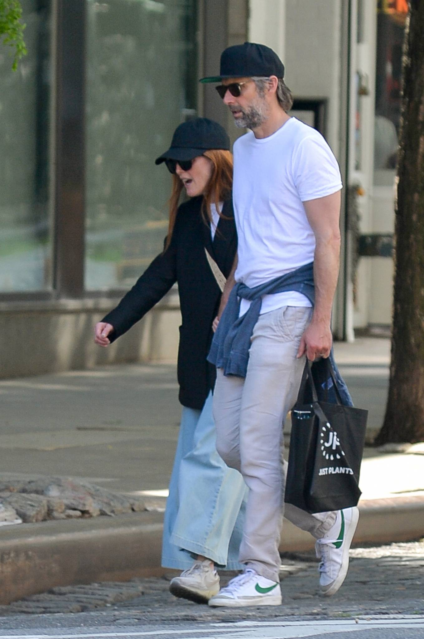 Julianne Moore - Seen while out in the East Village in New York