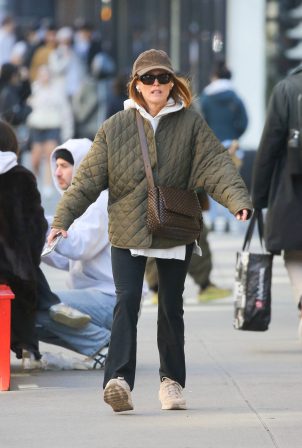 Julianne Moore - Spotted while taking a stroll in New York