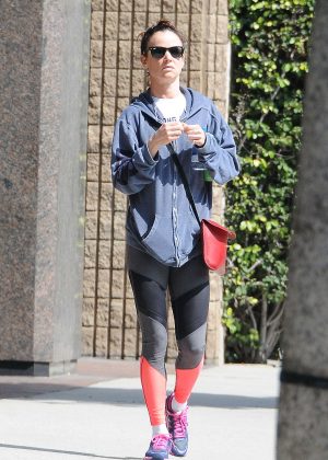 Juliette Lewis in Spandex out in Los Angeles