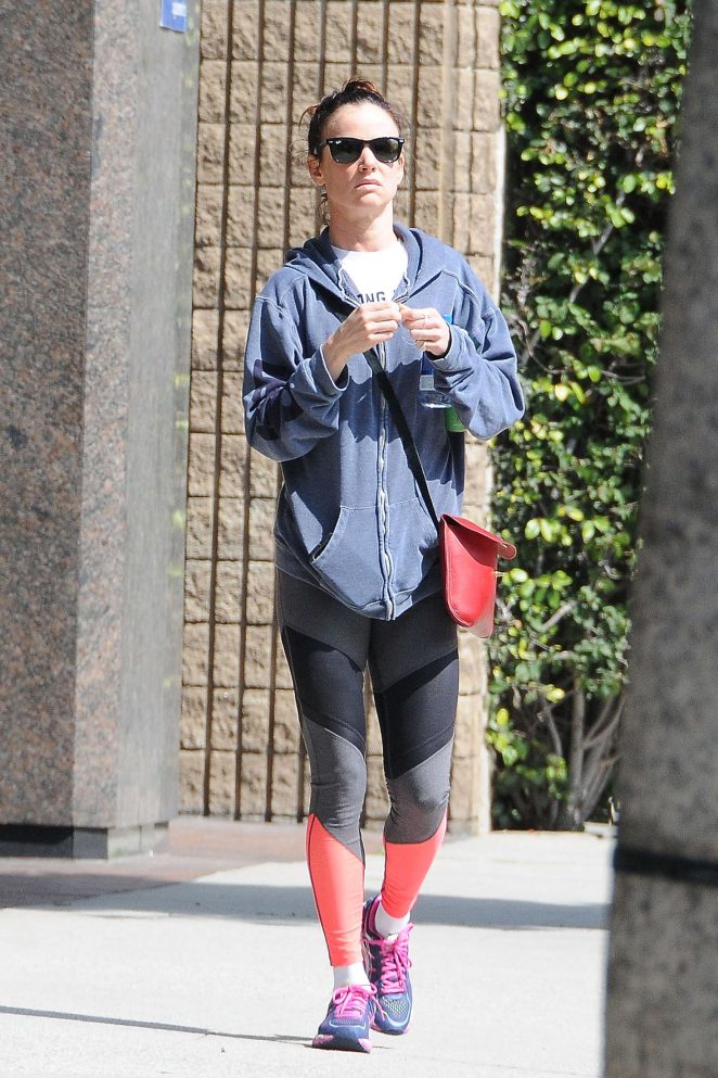 Juliette Lewis in Spandex out in Los Angeles