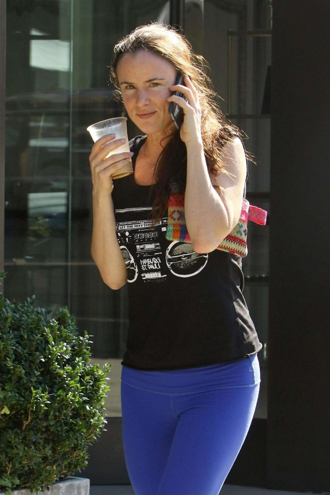 Juliette Lewis shopping at Isabel Marant store in West Hollywood