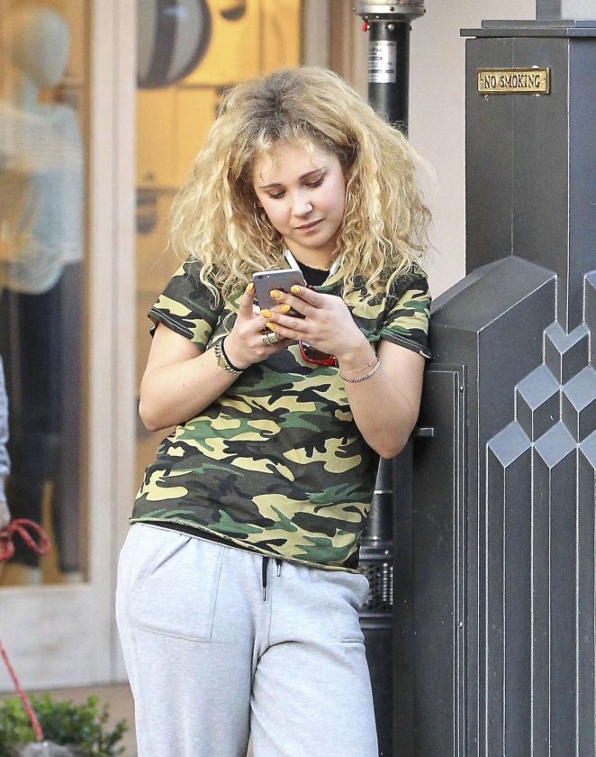Juno Temple at the Grove in Los Angeles