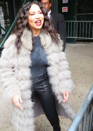 Jurnee Smollett-Bell out and about in NY