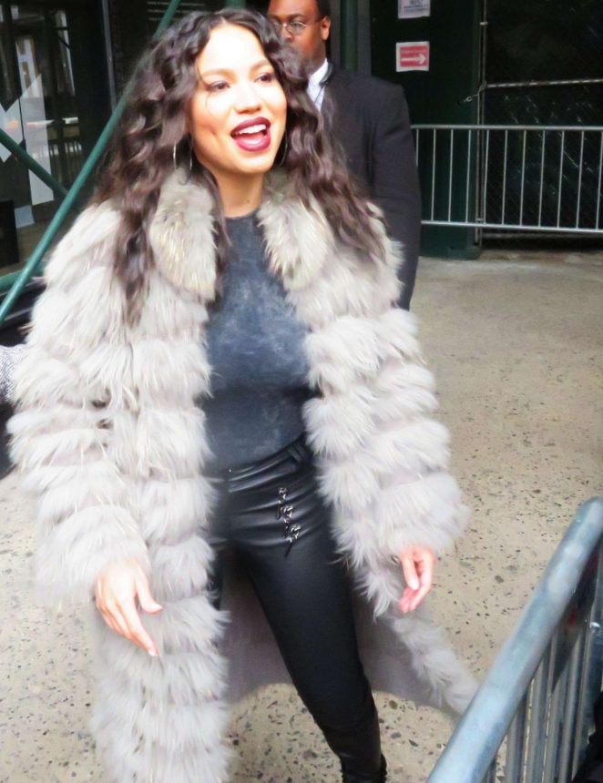 Jurnee Smollett-Bell out and about in NY